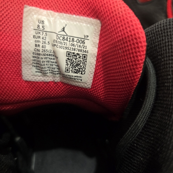 Air Jordan Pro Strong Bred mens 8.5 - Picture 9 of 10